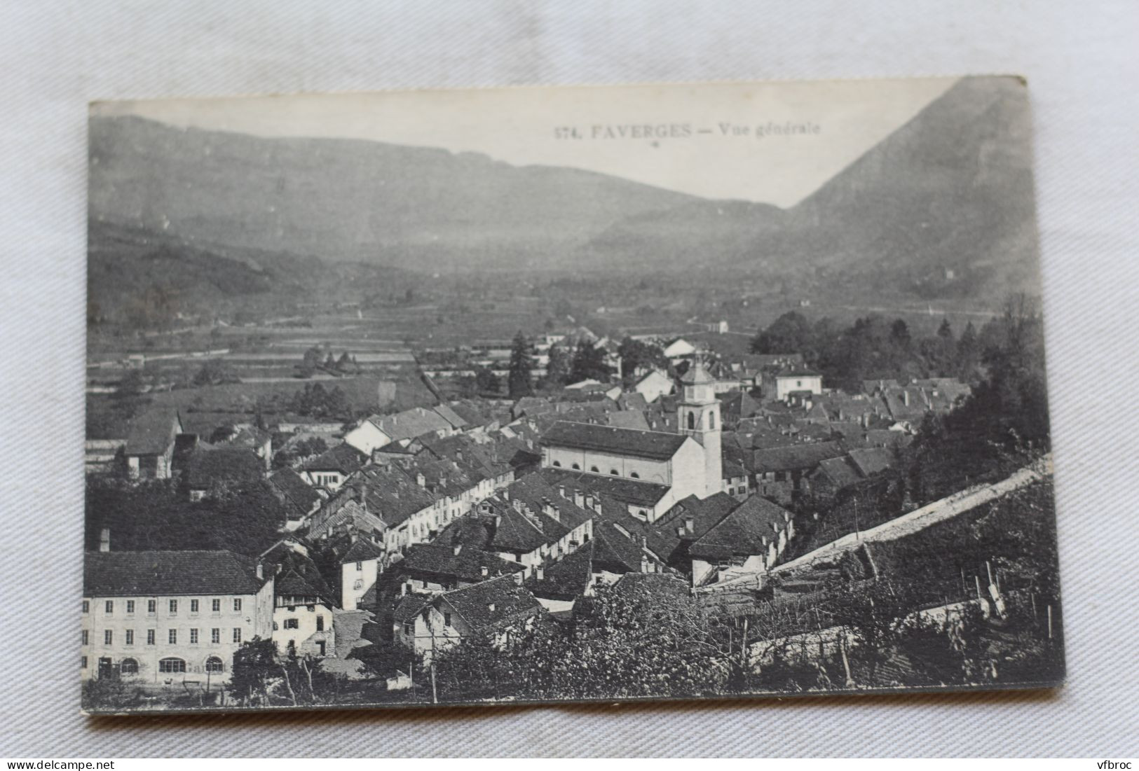 Faverges, vue générale, Haute Savoie 74