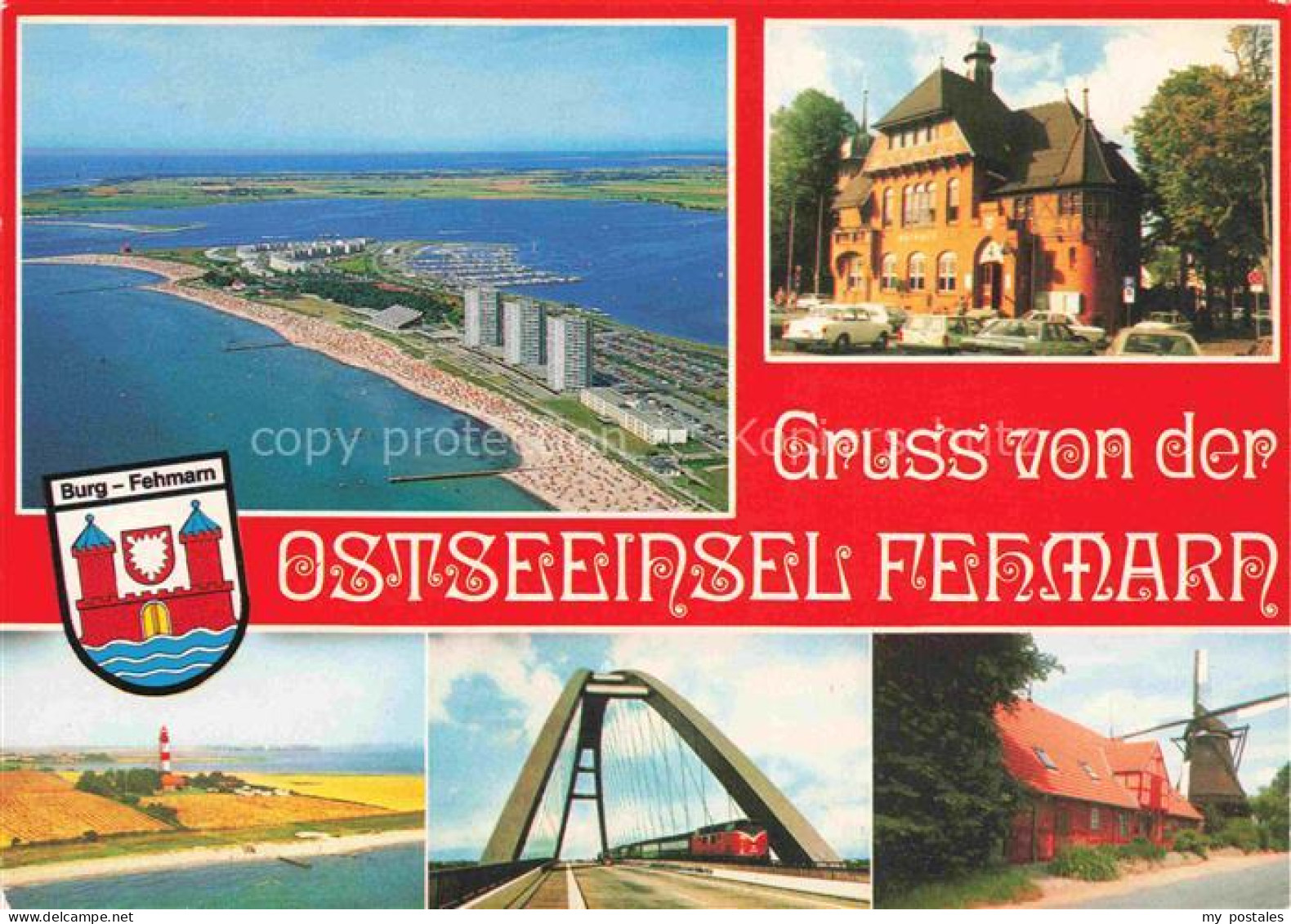 Fehmarn Ostsee Schleswig-Holstein Ostseeinsel Strand Fehmarn-Bruecke Leuchtturm