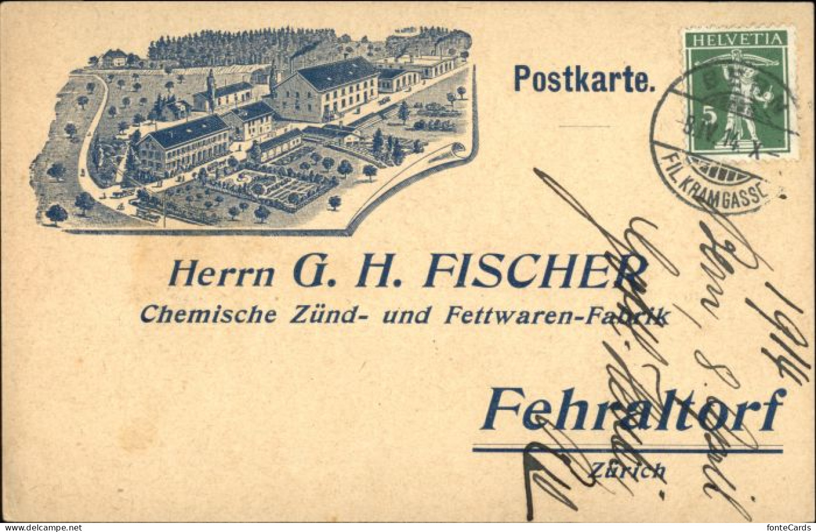 Fehraltorf Herr G.H. Fischer Fettwarenfabrik