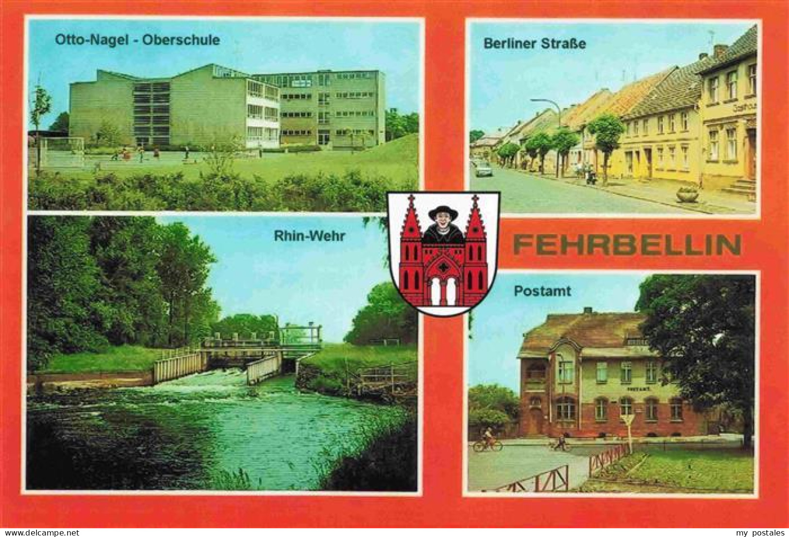 Fehrbellin Otto Nagel Oberschule Berliner Strasse Rhin Wehr Postamt