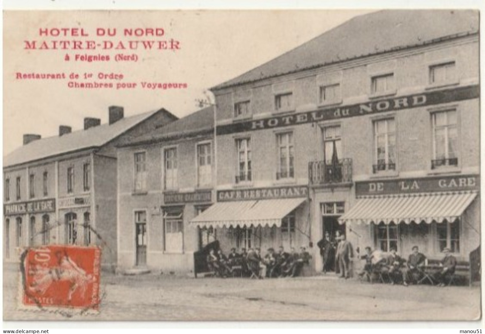 FEIGNIES  Hôtel du Nord