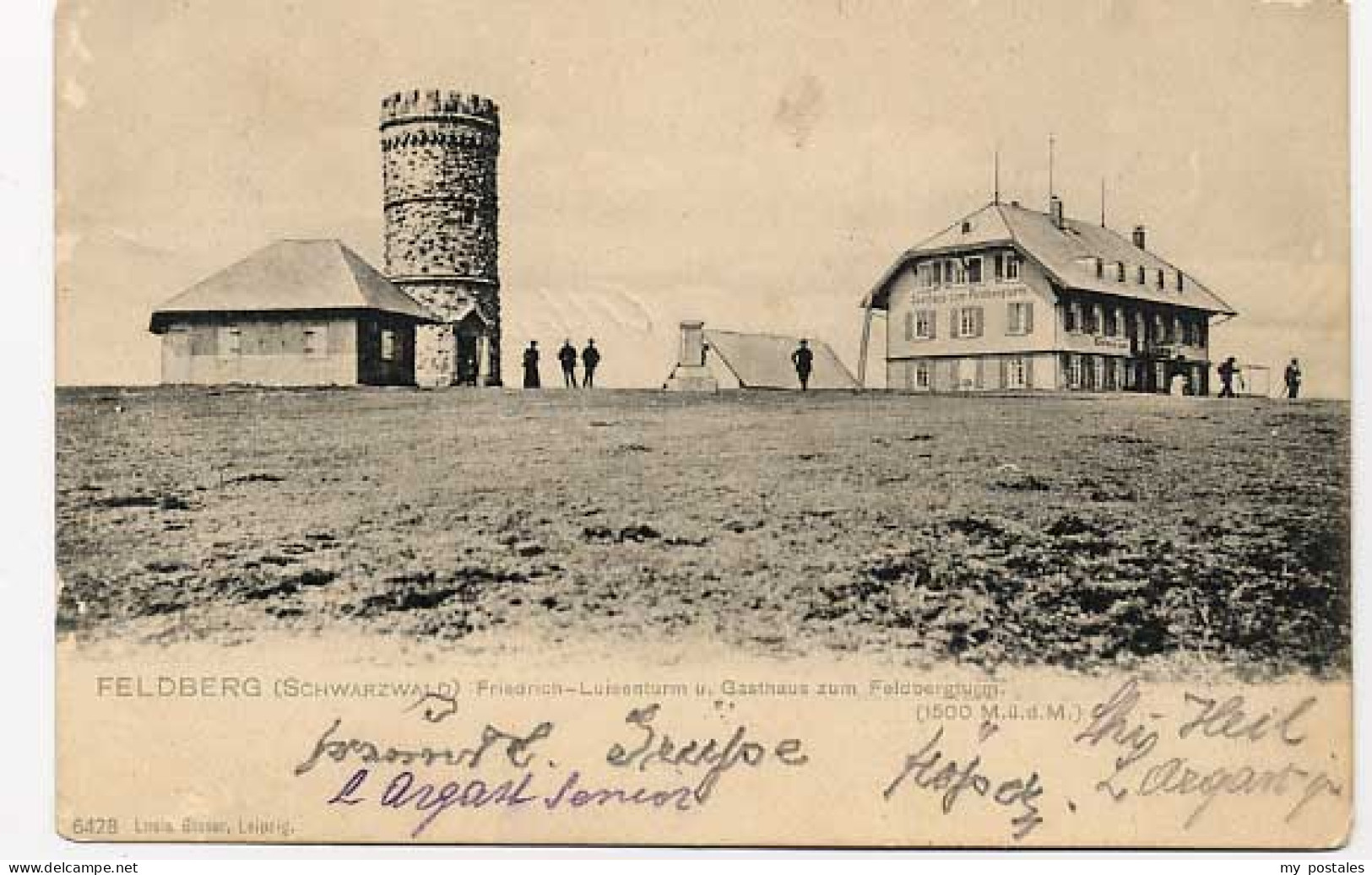 Feldberg Schwarzwald Feldberg gelaufen 1907