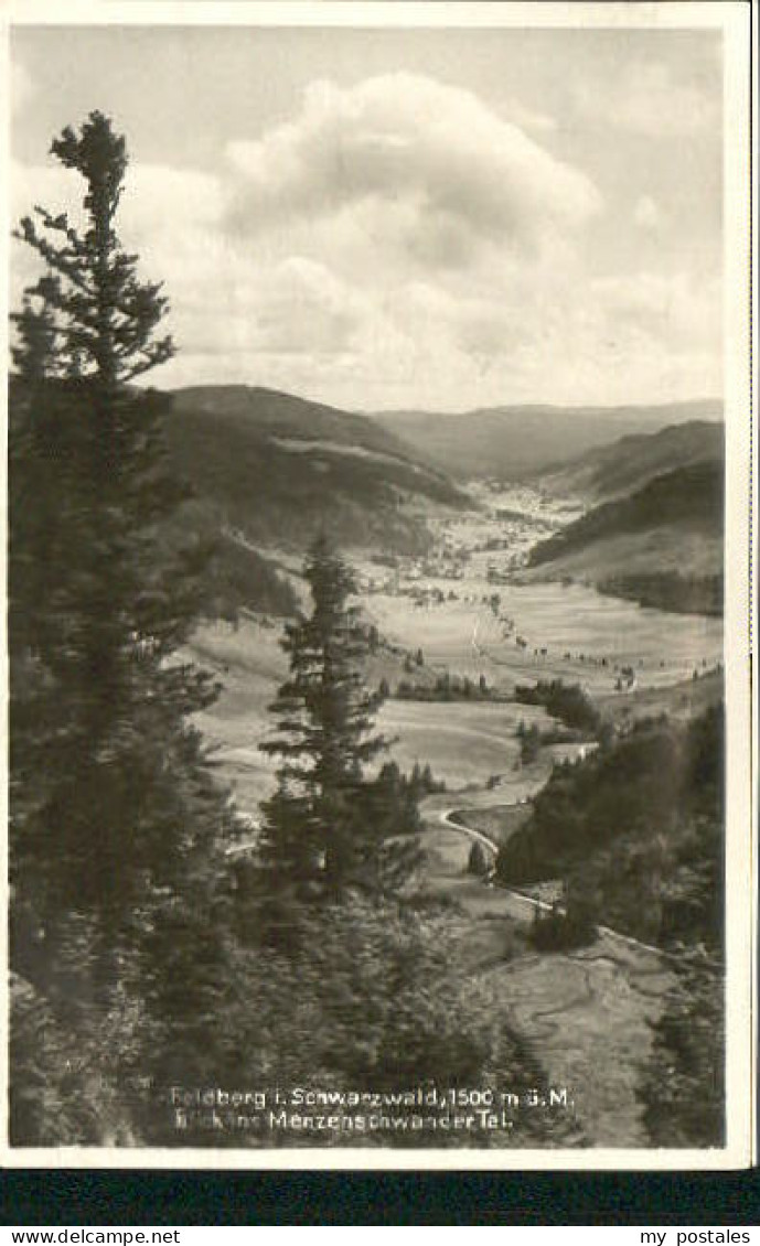 Feldberg Schwarzwald Feldberg Menzenschwand x 1931