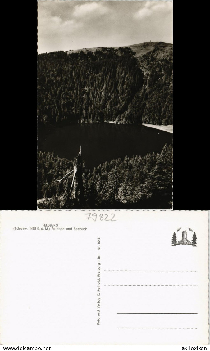Feldberg (Schwarzwald) Feldberg (Schwarzwald) Feldsee und Seebuck 1960