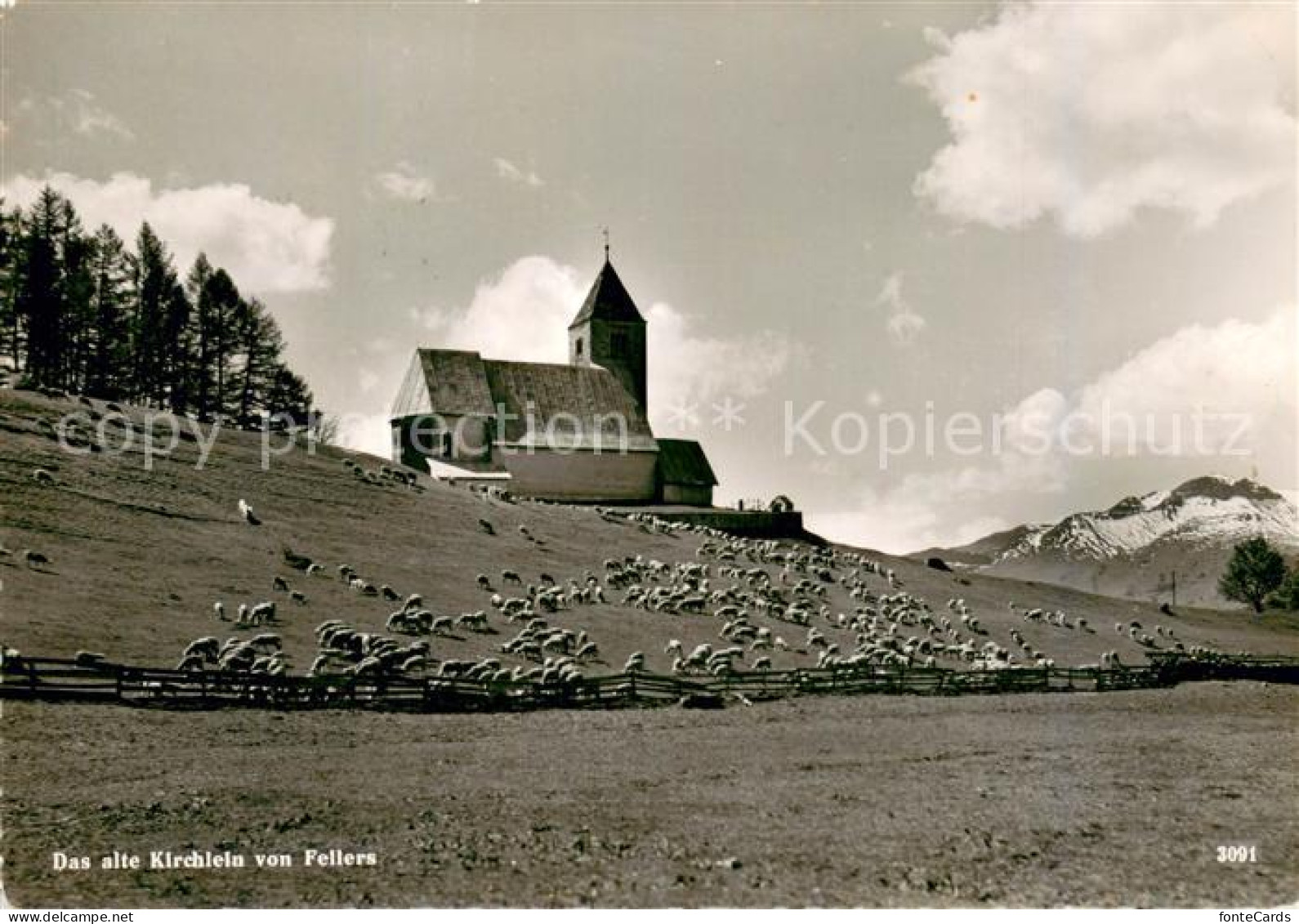 Fellers Falera GR Das alte Kirchlein