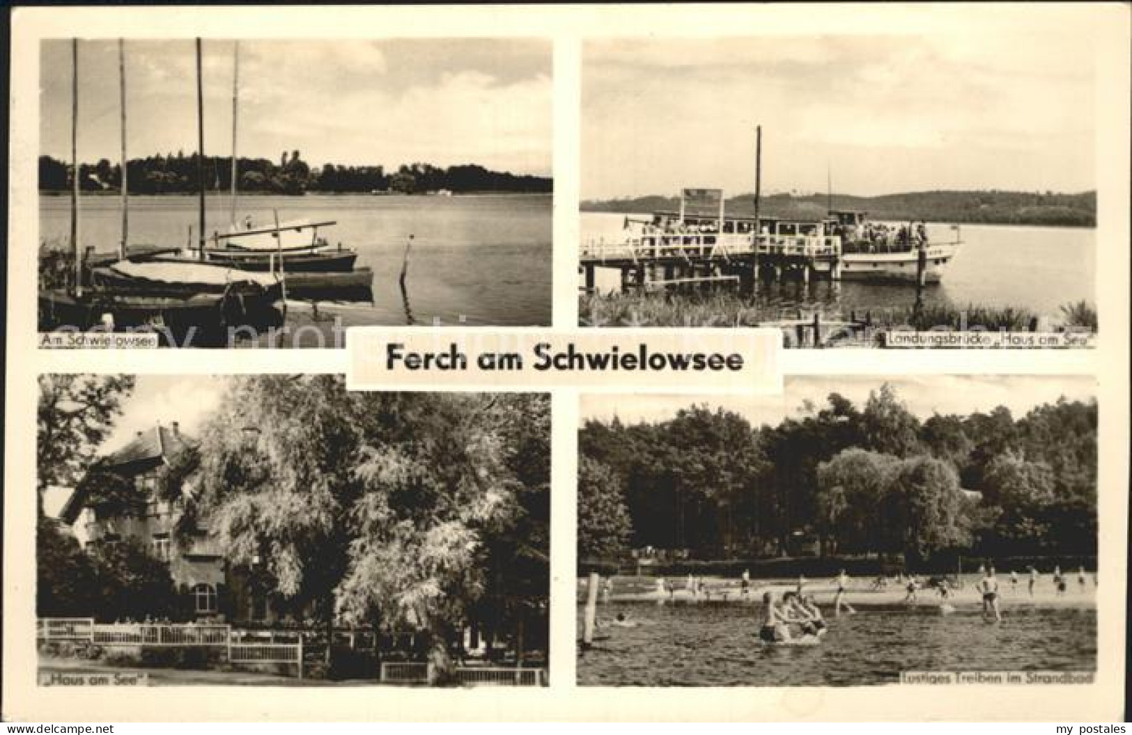 Ferch Am Schwielowsee Landungsbruecke Haus am See Strandleben