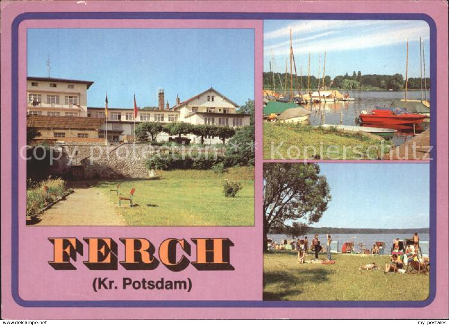 Ferch FDGB Erholungsheim Pierre Semard Seglerhafen Badestrand