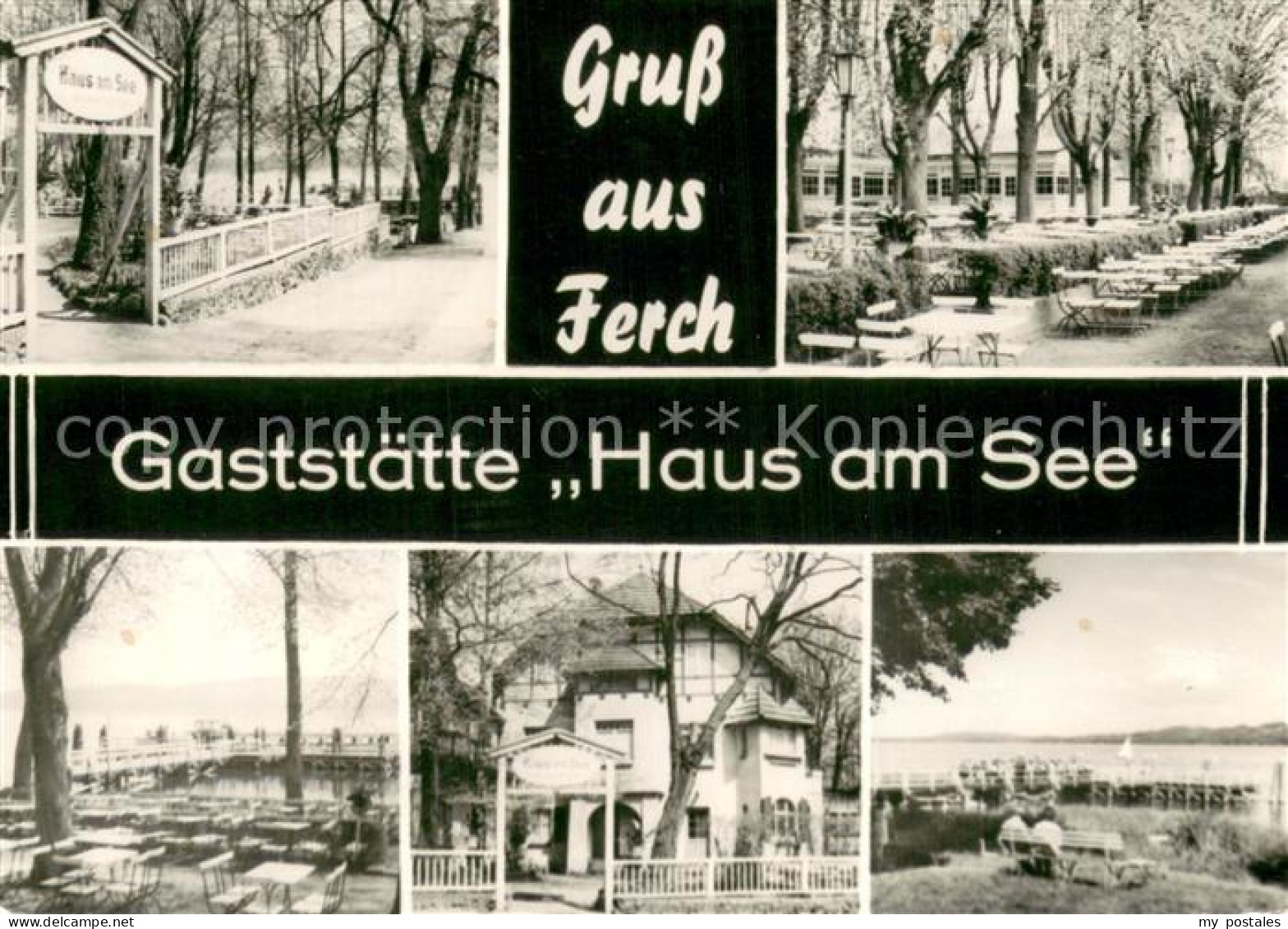 Ferch Gaststaette Haus am See Teilansichten m. Seeblick