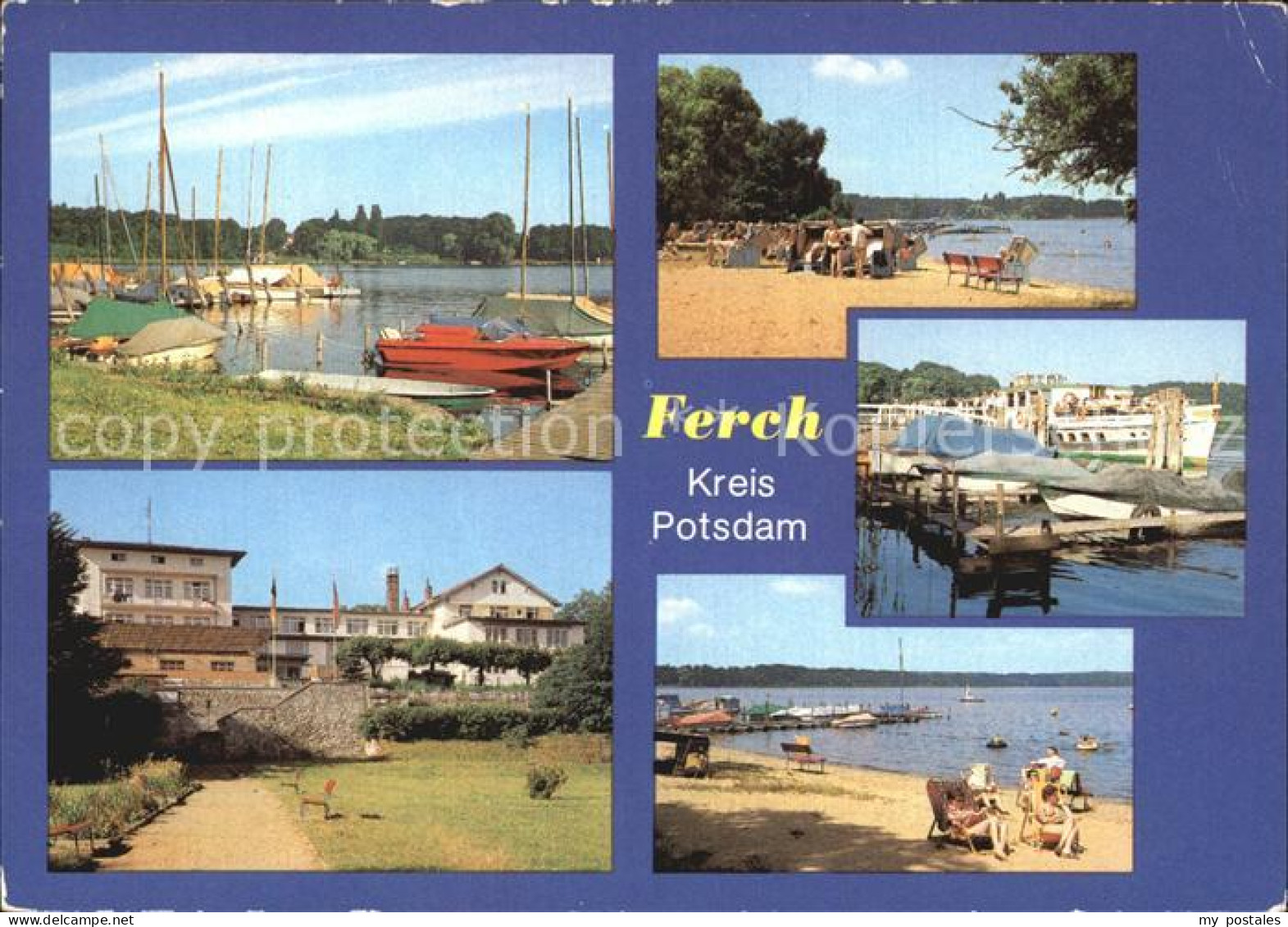 Ferch Seglerhafen Badestrand FDGB Erhlungsheim Pierre Semard
