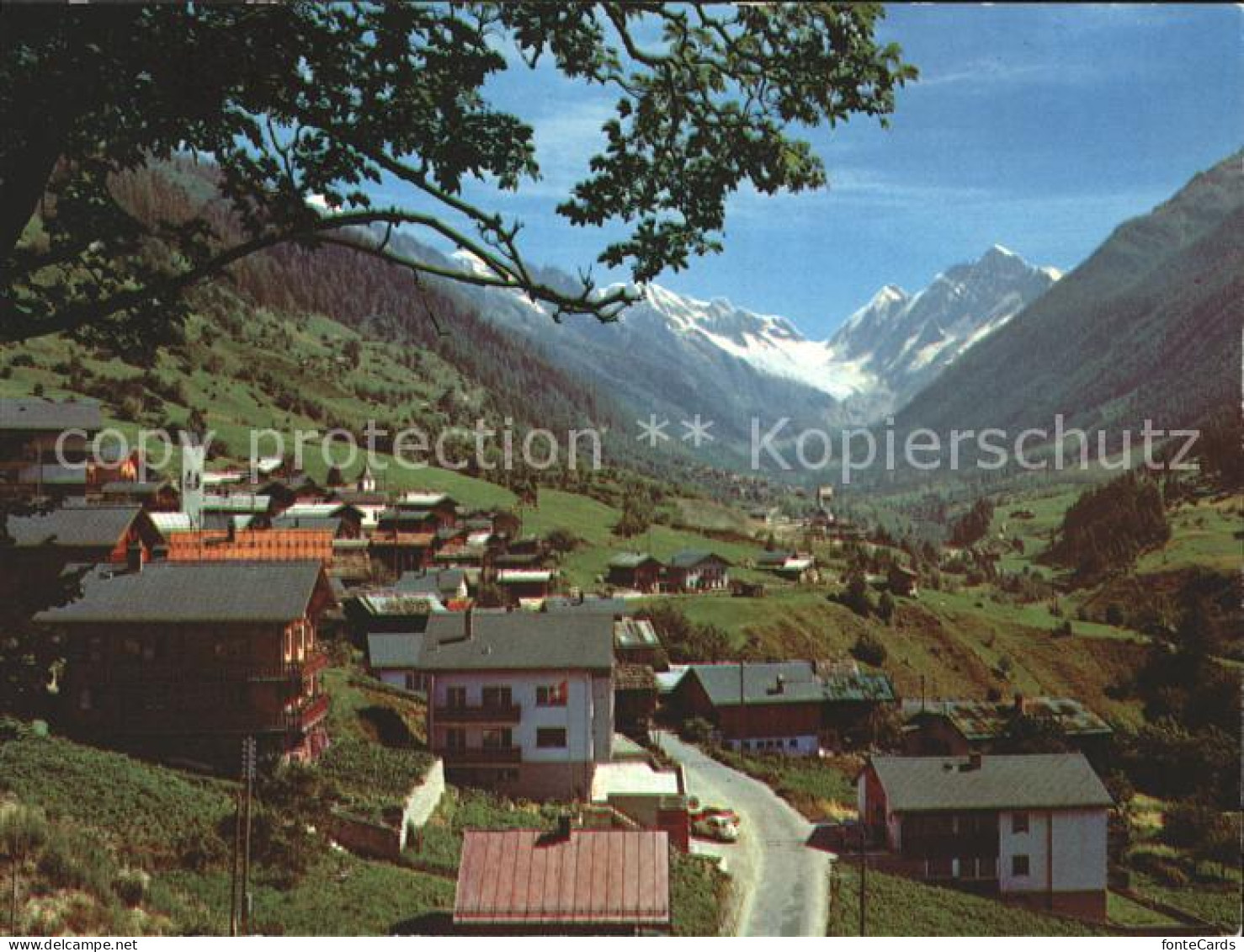 Ferden Loetschenluecke Langgletscher Sattelhorn Schinhorn