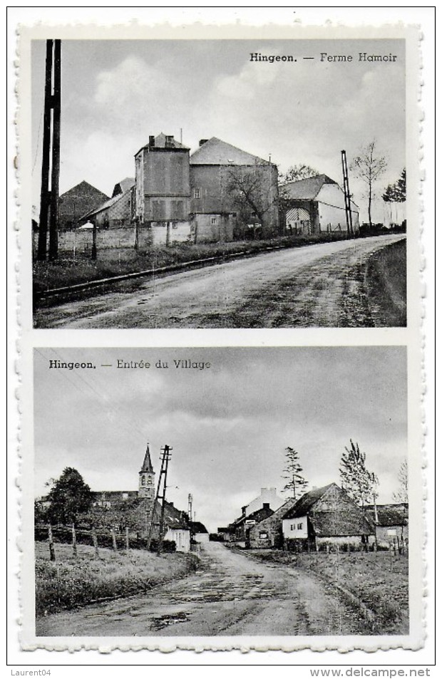 FERNELMONT. HINGEON.  FERME HAMOIR.  ENTREE DU VILLAGE.