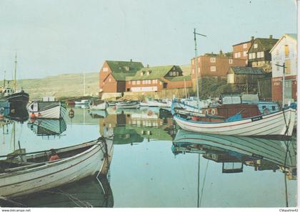TINGANES (Faroe Islands - Iles Feroe) Daybrake over Tinganes in 1973