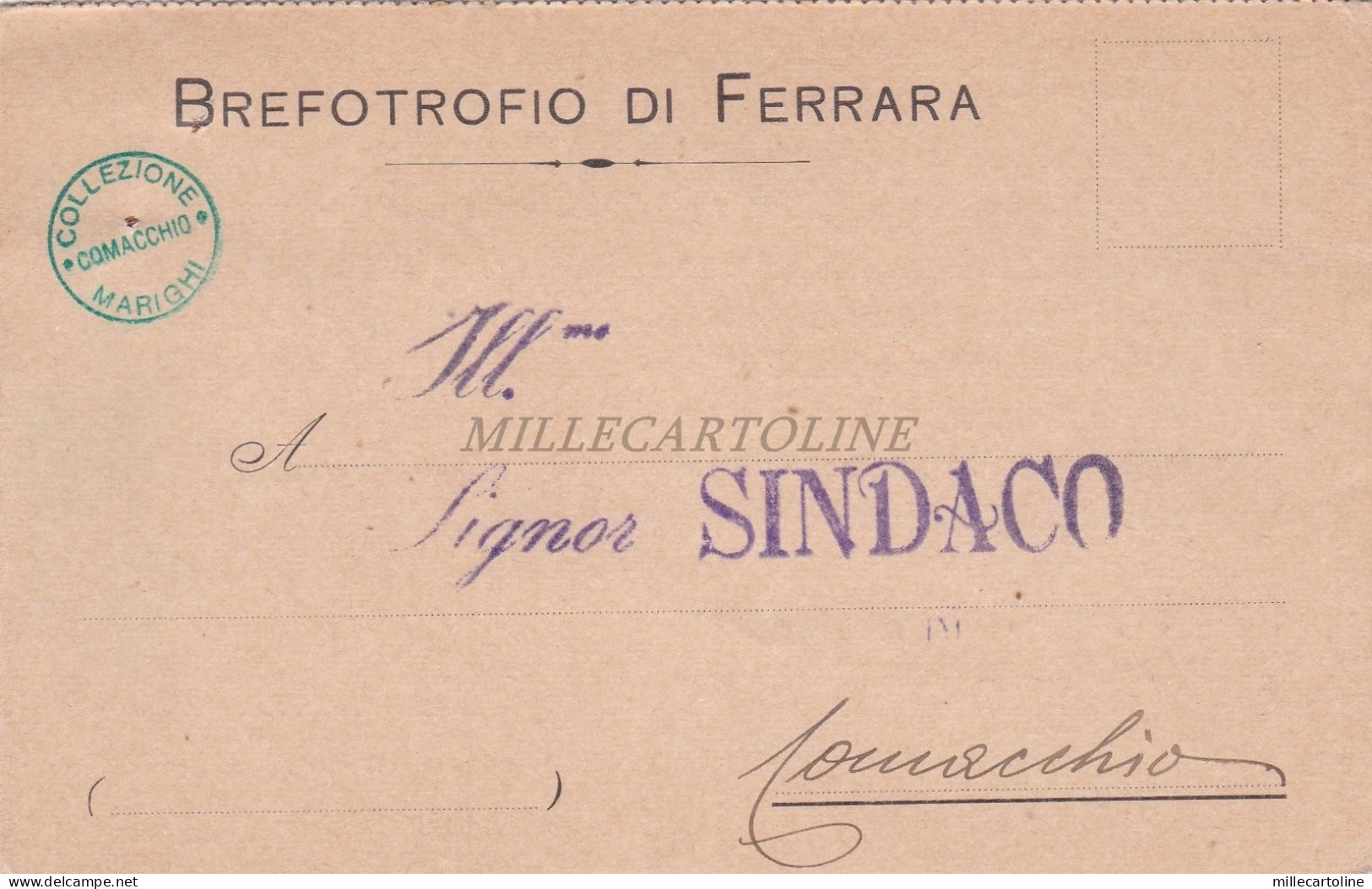 FERRARA - Brefotrofio 1924