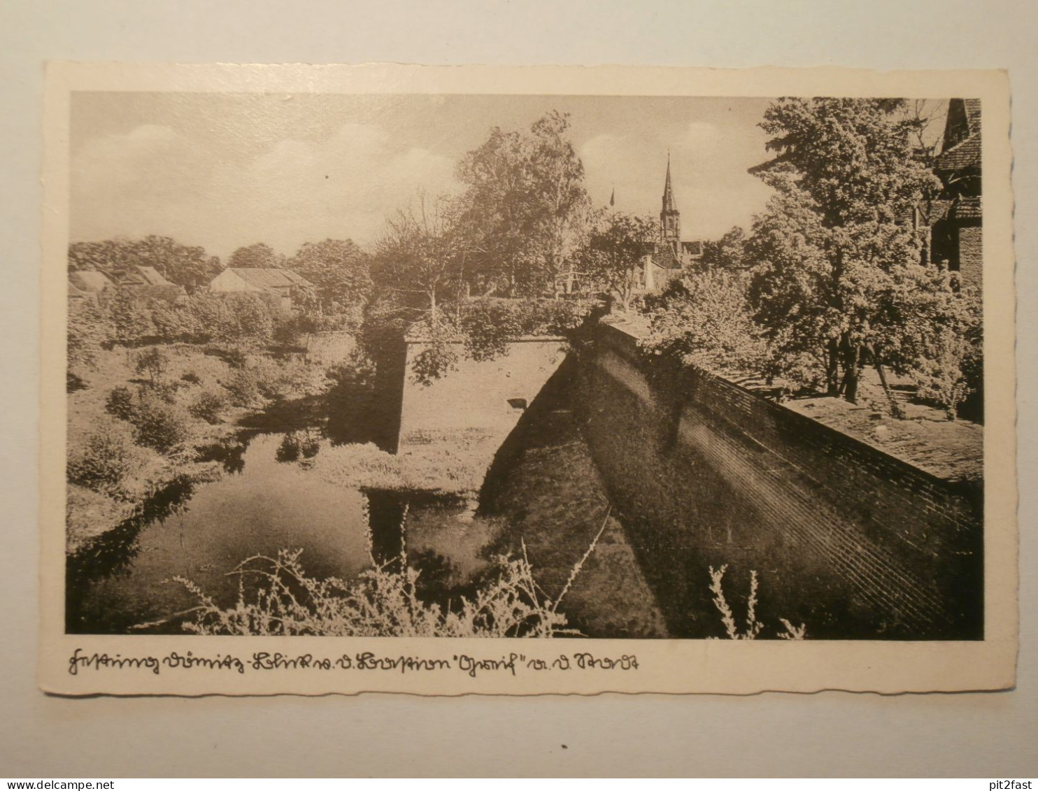 Festung Dömitz , ca. 1940 , Mecklenburg AK , Ansichtskarte !!