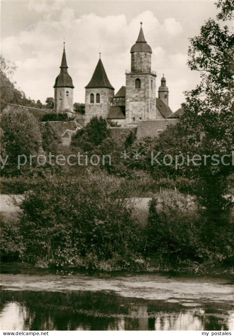 Feuchtwangen Blick zur Kirche