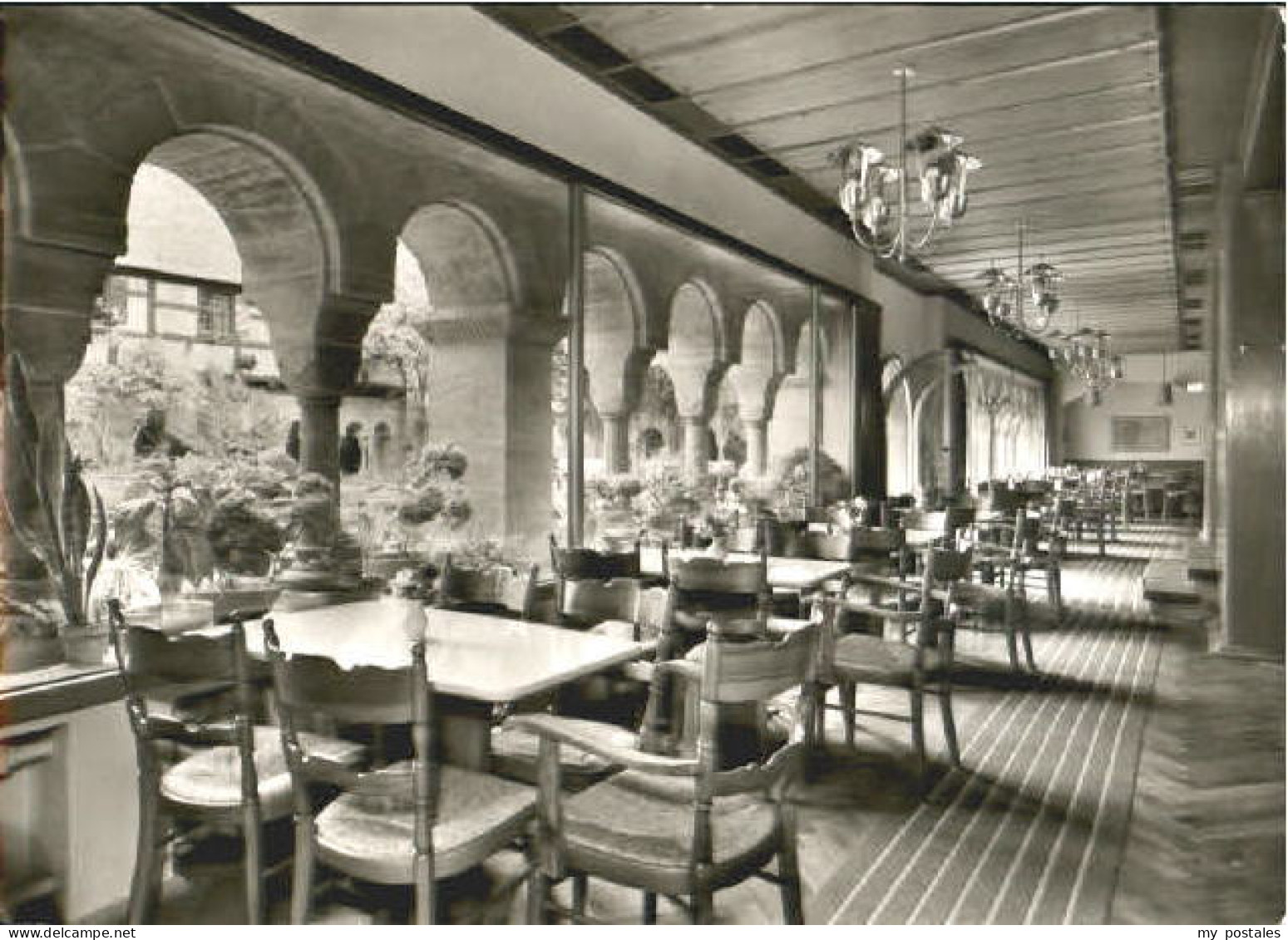 Feuchtwangen Cafe ungelaufen ca. 1965