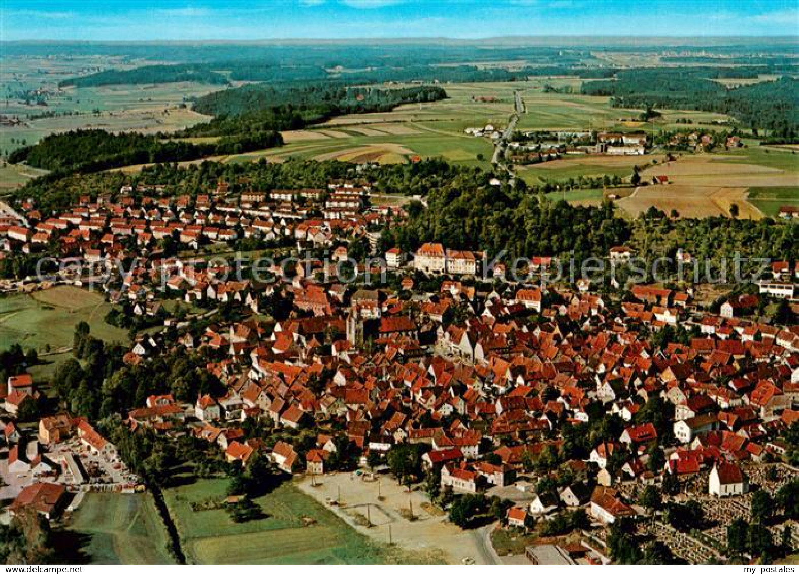 Feuchtwangen Fliegeraufnahme