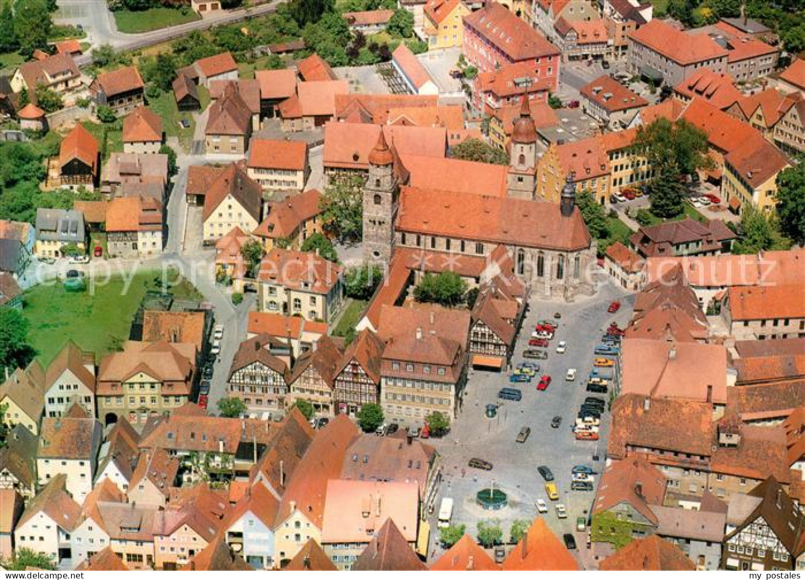 Feuchtwangen Fliegeraufnahme