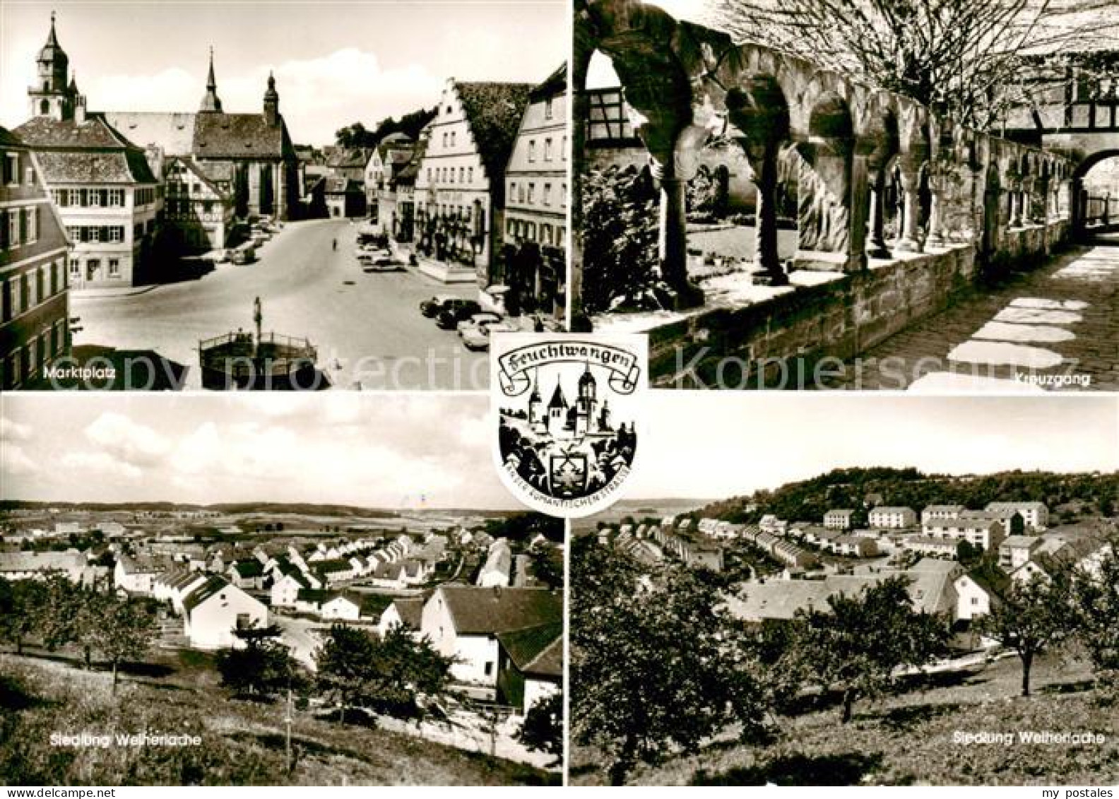 Feuchtwangen Marktplatz Kreuzgang Siedlung Weiherlache