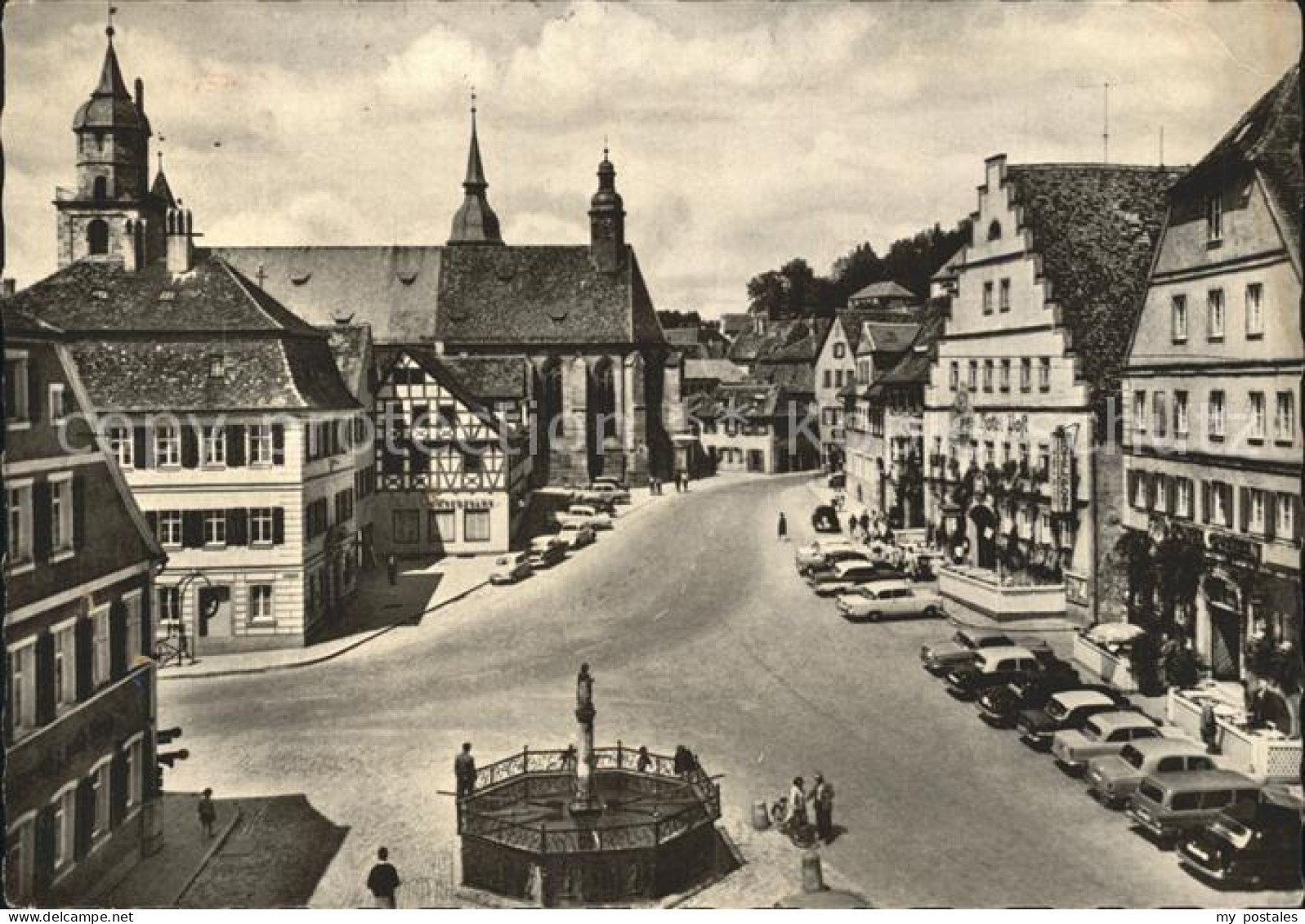 Feuchtwangen Marktplatz Romantischen Strasse