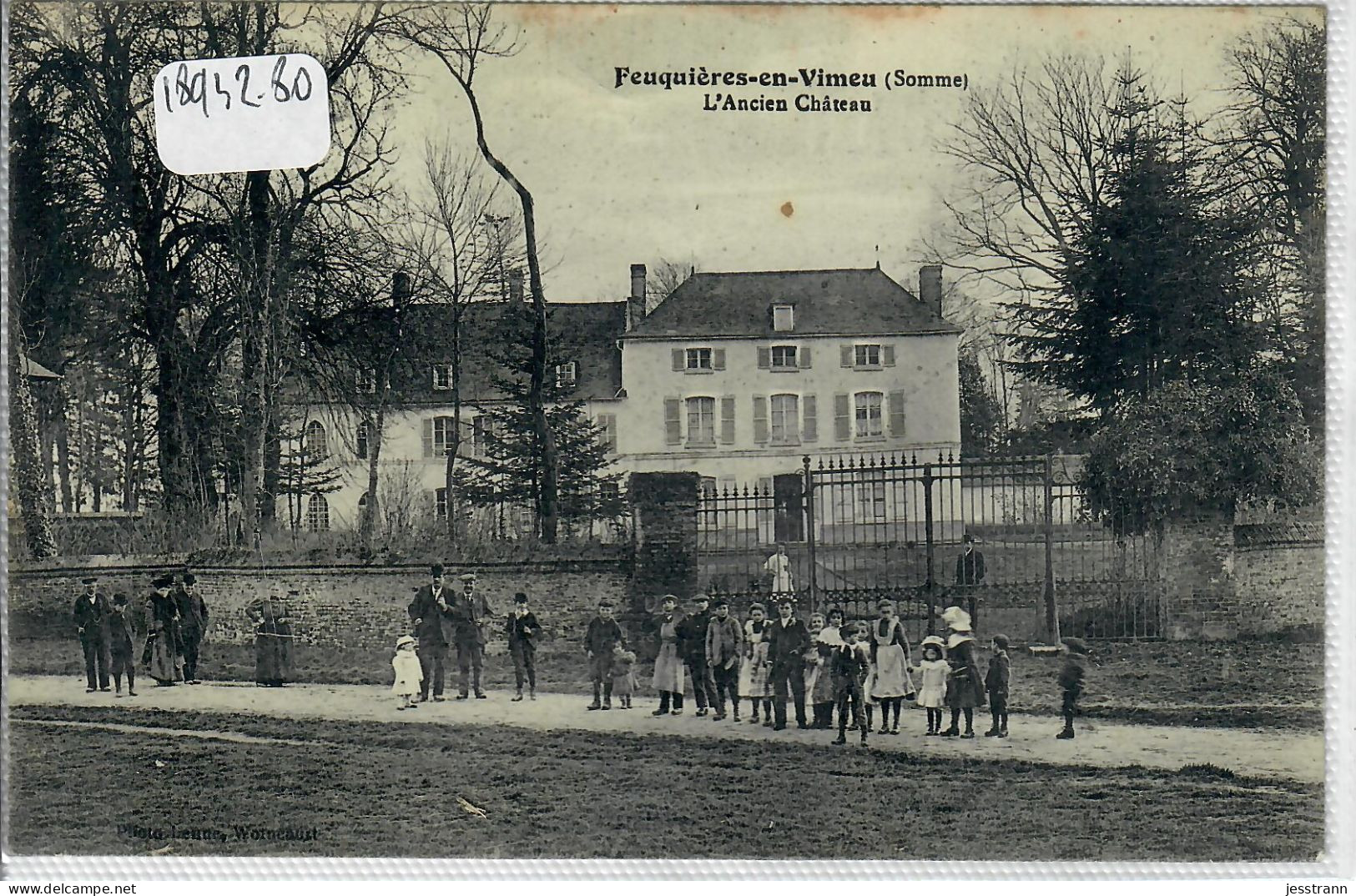 FEUQUIERES-EN-VIMEU- L ANCIEN CHATEAU