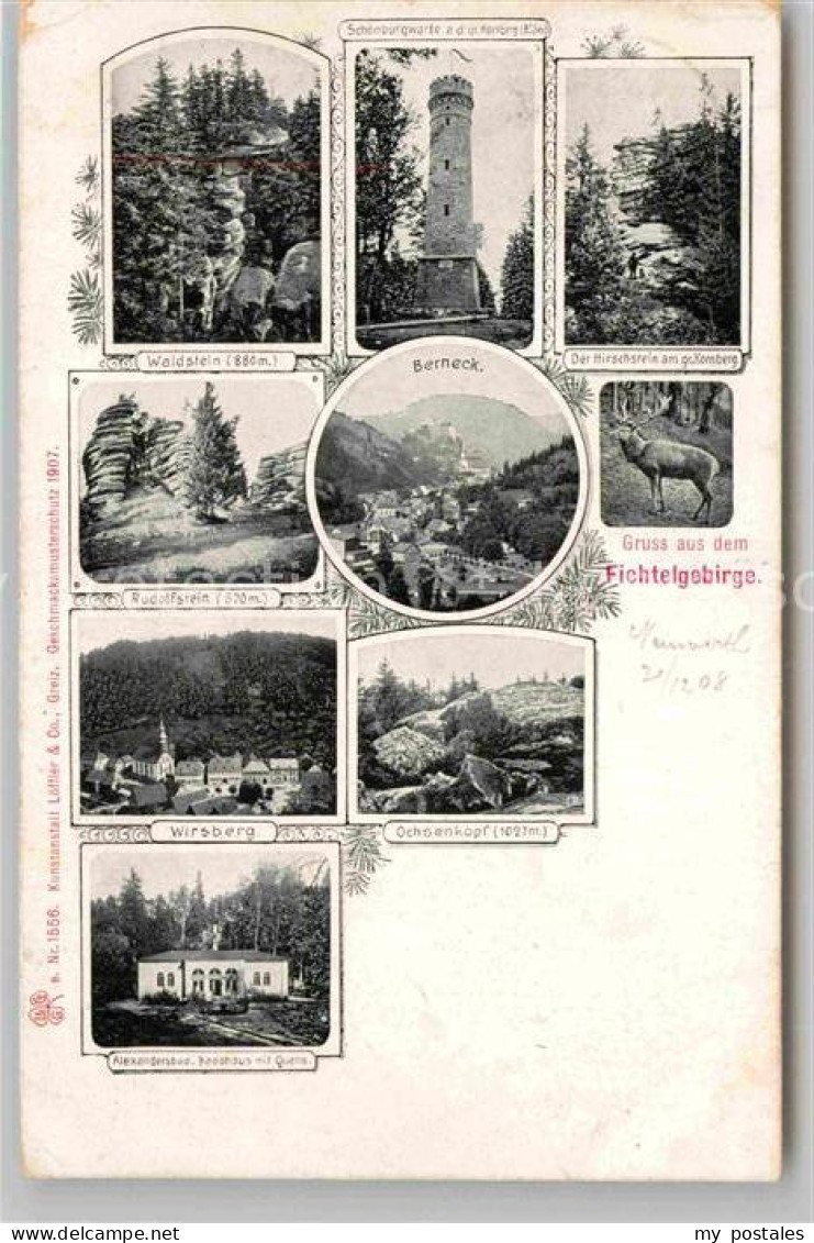 Fichtelgebirge Waldstein Schoenburgwarte Hirschstein Rudolfstein Berneck Wirsber