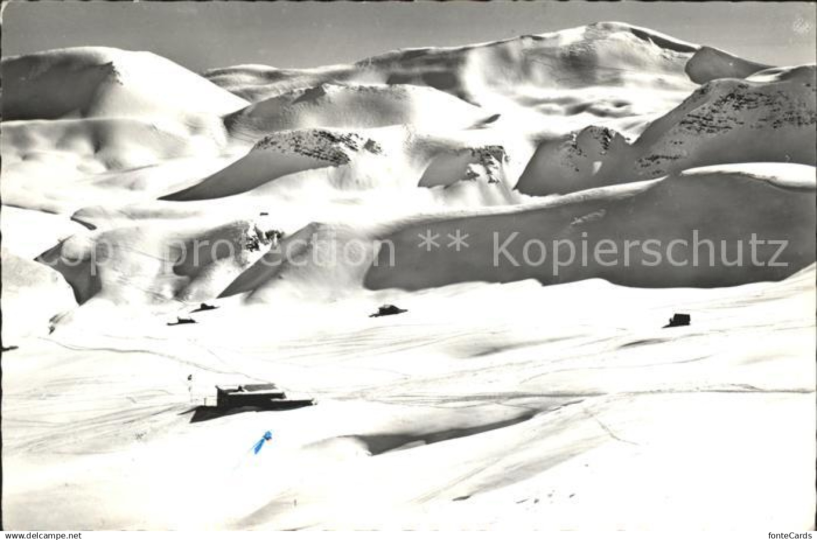 Fideris Fideriser Heuberge mit Matterhorn Skihaus Arflina