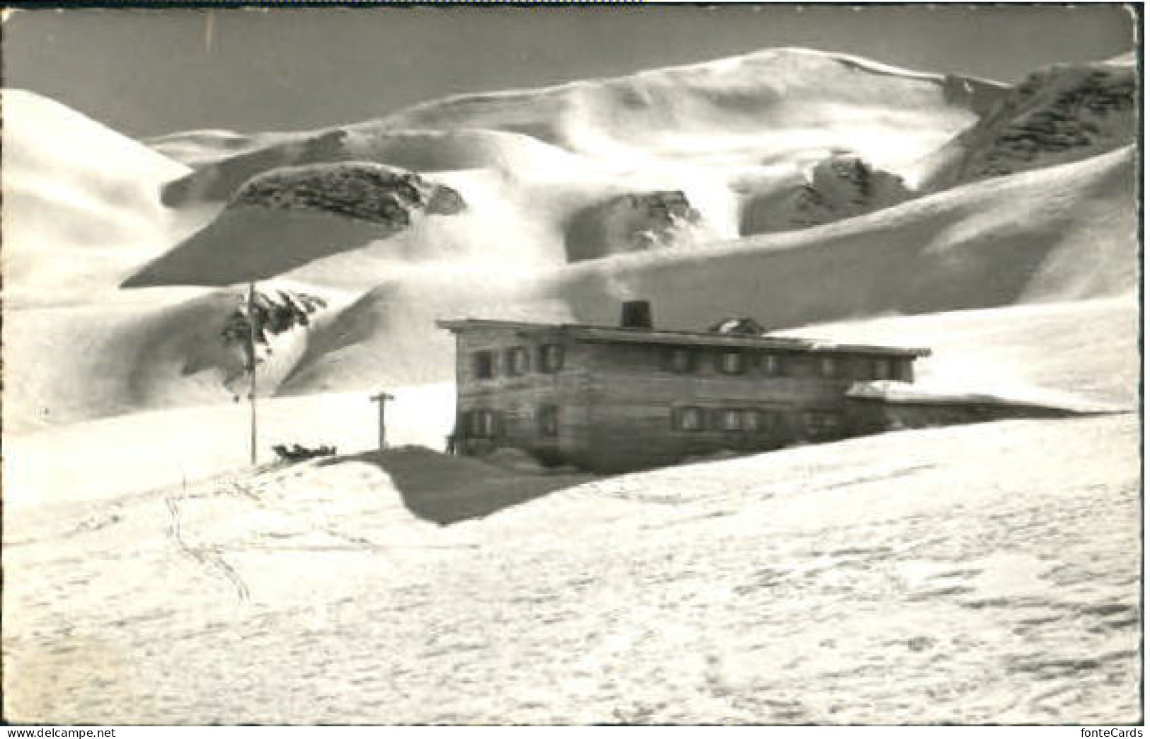 Fideris Fideriser Heuberge Skihaus x 1959