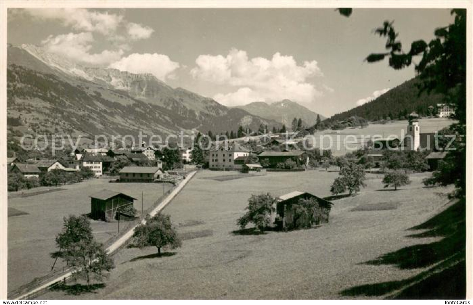 Fideris mit Saaser Calanda und Aelpelti