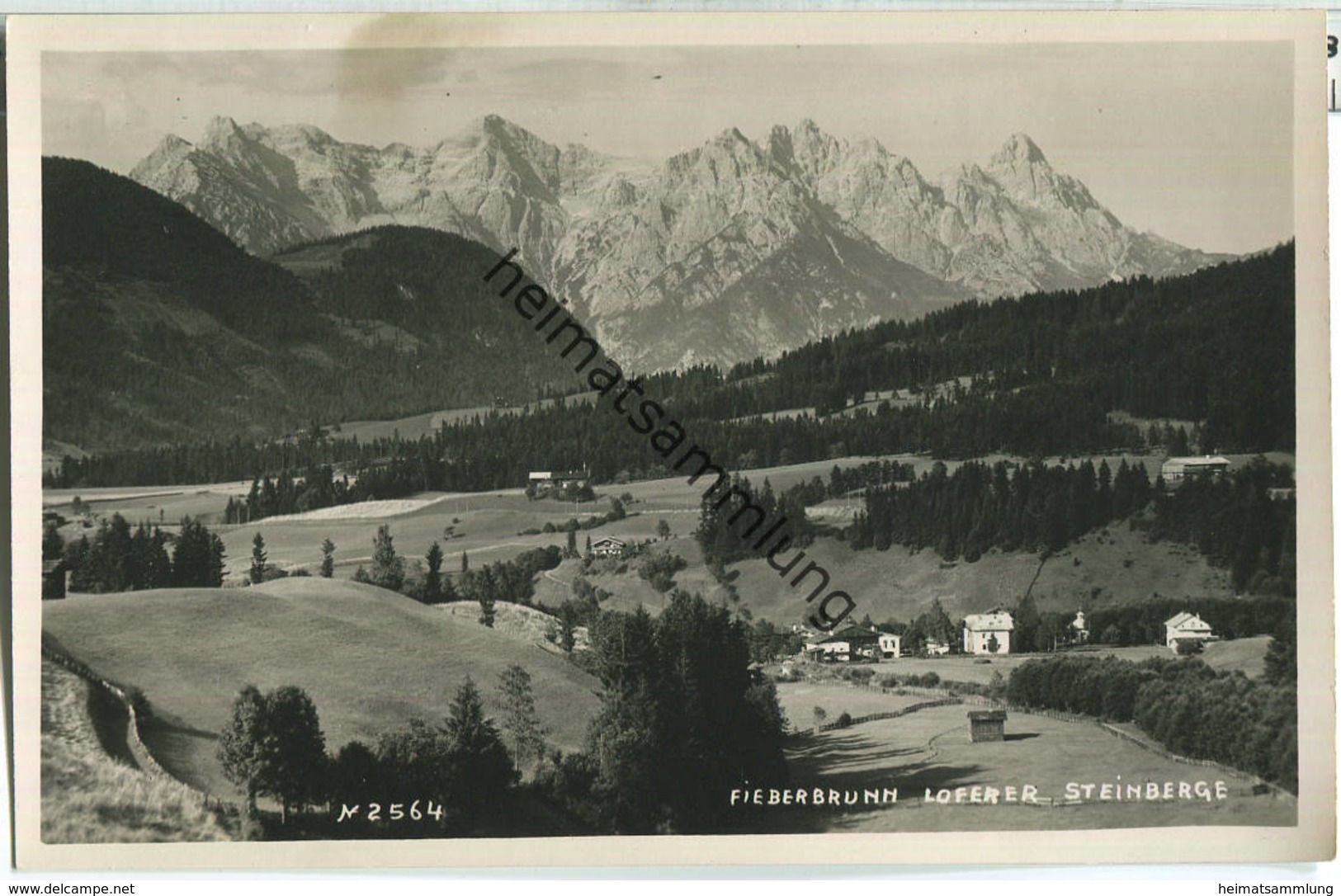 Fieberbrunn - Lofener Steinberge - Foto-Ansichtskarte