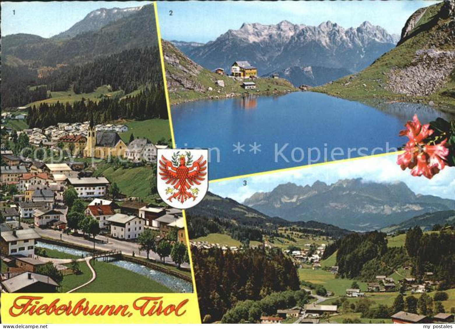 Fieberbrunn Tirol Fliegeraufnahme