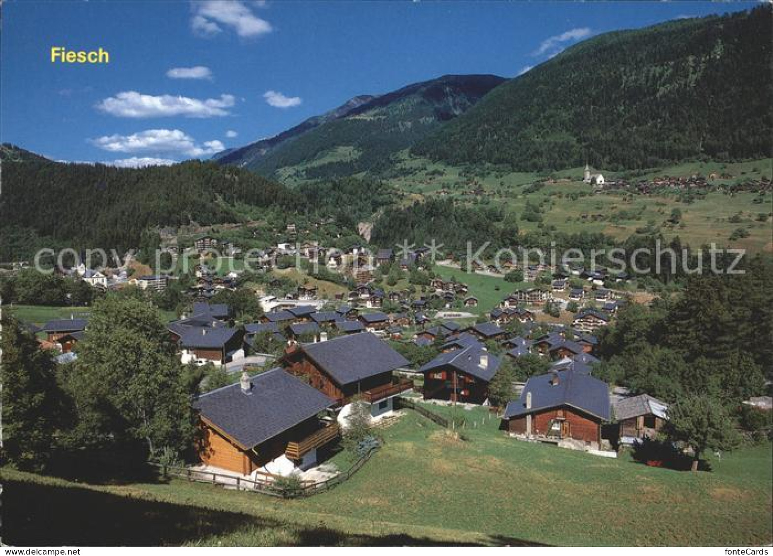 Fiesch mit Ernergalen und Ernen