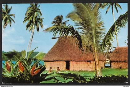 Fiji - Traditional Fijian Bure House Architecture