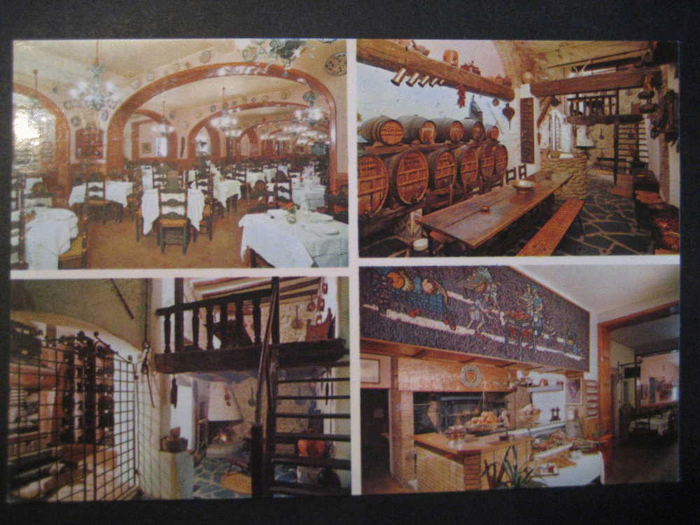 FIGUERES FIGUERAS Girona Gerona restaurante hotel Duran food vino wine tarjeta postal post card postcard