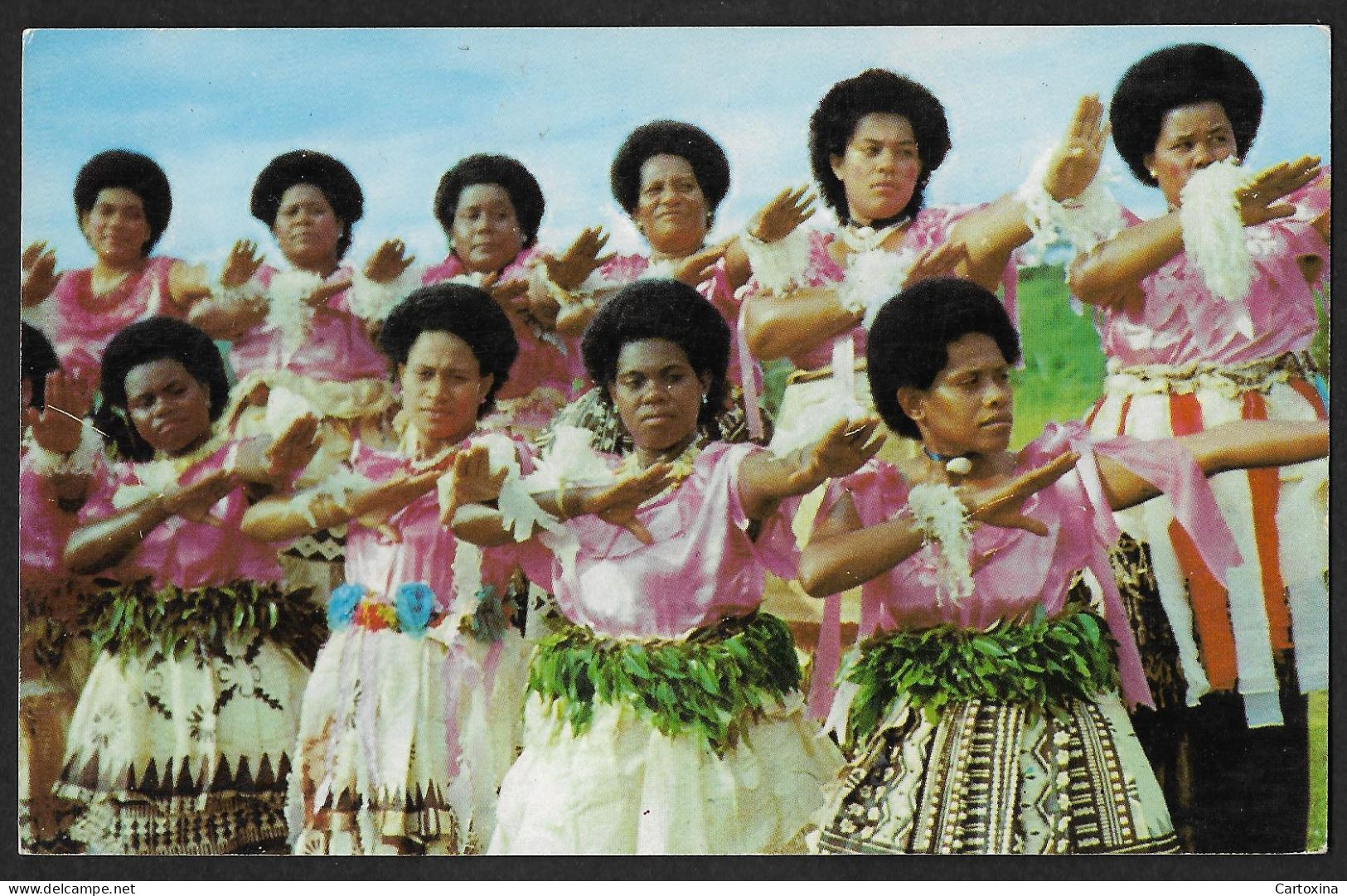 Fiji Fijian Meke traditional dance