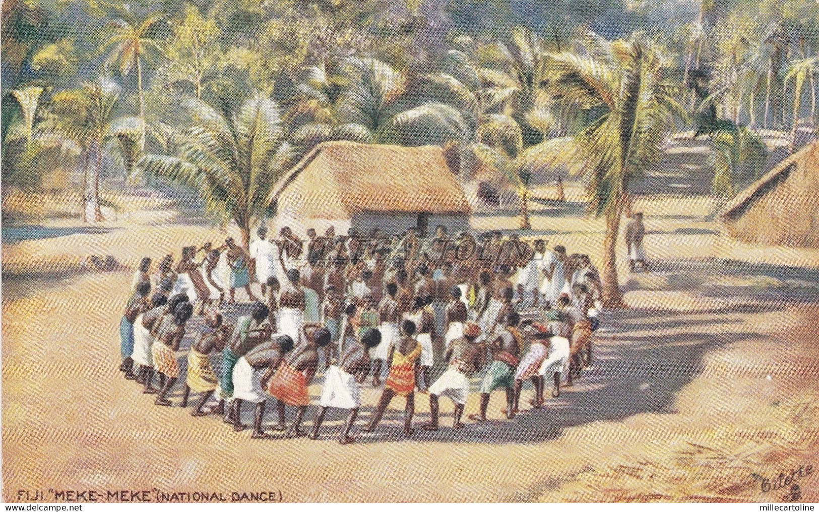 FIJI - "Meke-Meke" (National Dance) - Oilette