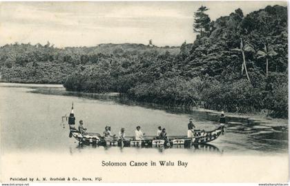 Fiji Solomon Canoe in Walu Bay ed Brodziak