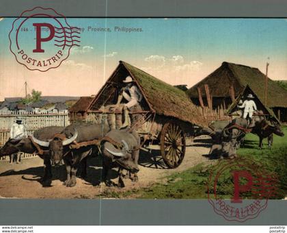 FILIPINAS. PHILIPPINES.  HEMP CARTS ALBAY PROVINCE