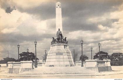 Philippines - MANILA - Rizal Monument - REAL PHOTO