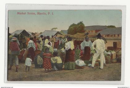 Manila, Market Scene. *