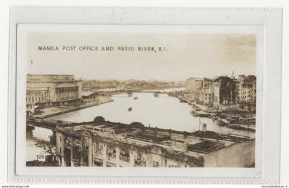 Manila Post Office and Pasig River. *