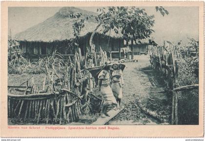Missiën van Scheut: Philippijnen - Igorotten-hutten rond Baguio