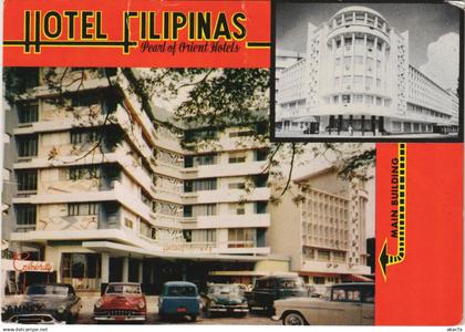 PC PHILIPPINES, HOTEL FILIPINAS, Modern Postcard (b40264)