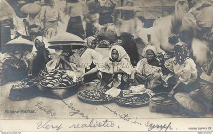 PHILIPPINES - Manila - Filipino Market - Photo Postcard