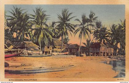 Philippines - Nipa houses - SEE SCANS FOR CONDITION - Ed. Philippines Educational Co.