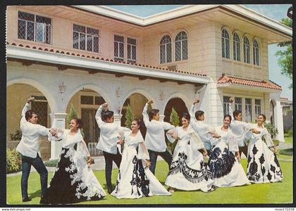 Pilipinas  dance Jota Cavitena postcard used 1976