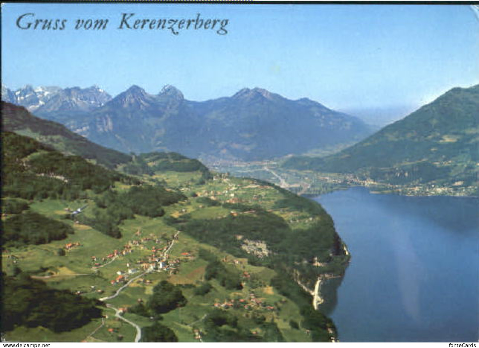 Filzbach Obstalden Filzbach Fliegeraufnahme x 1972