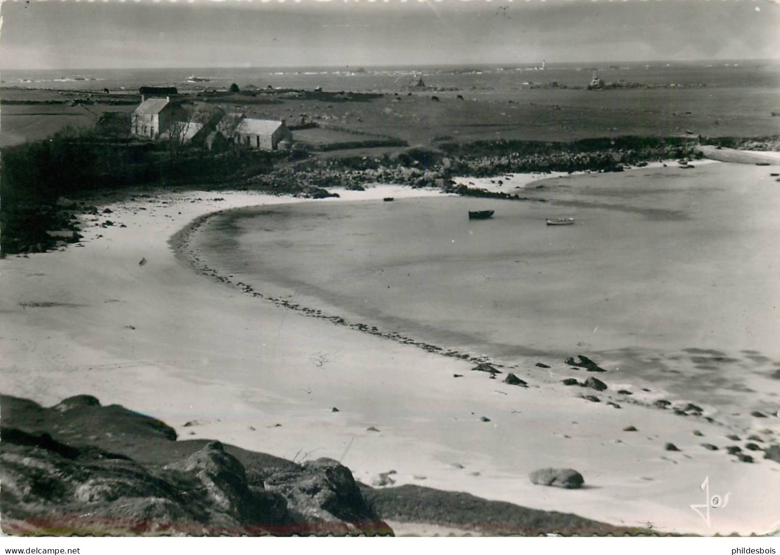 FINISTERE  KERSAINT  la plage