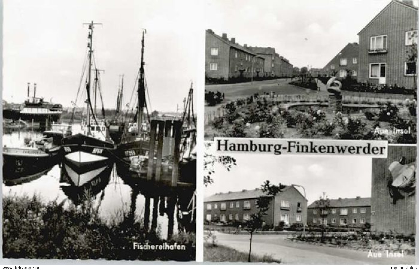 Finkenwerder Fischereihafen Aue Insel