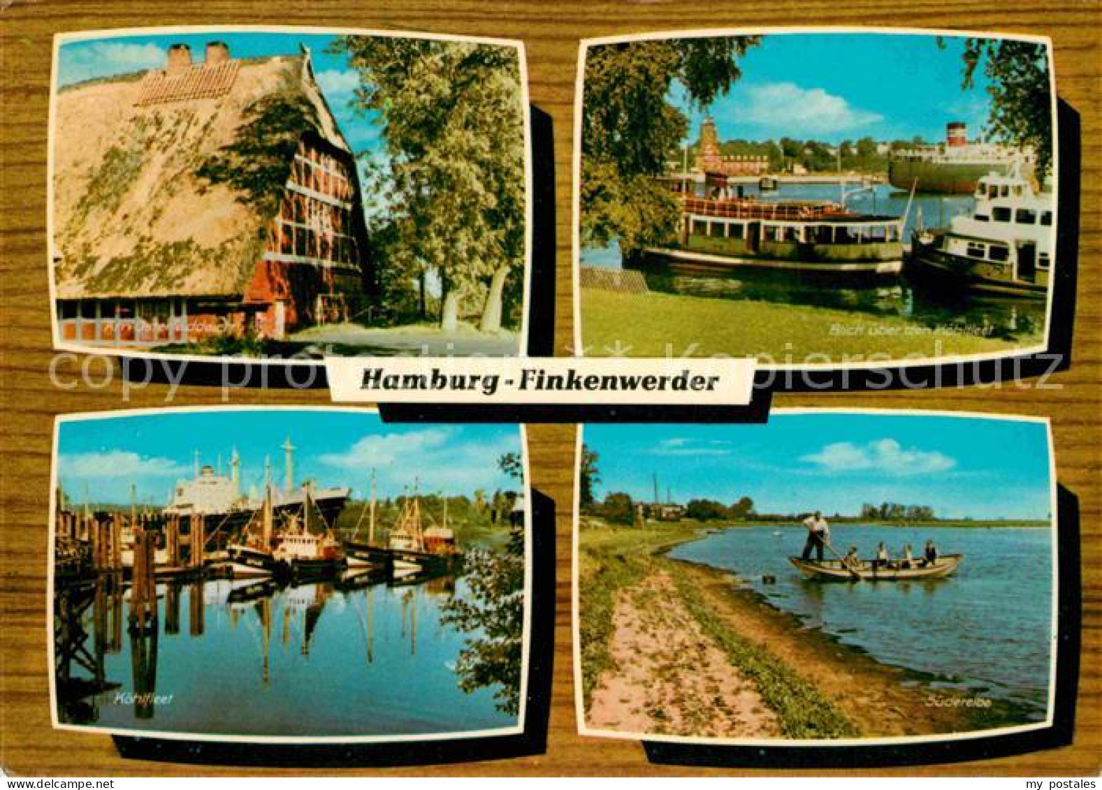Finkenwerder Osterfelddeich Koehlfleet Suederelbe Hafen